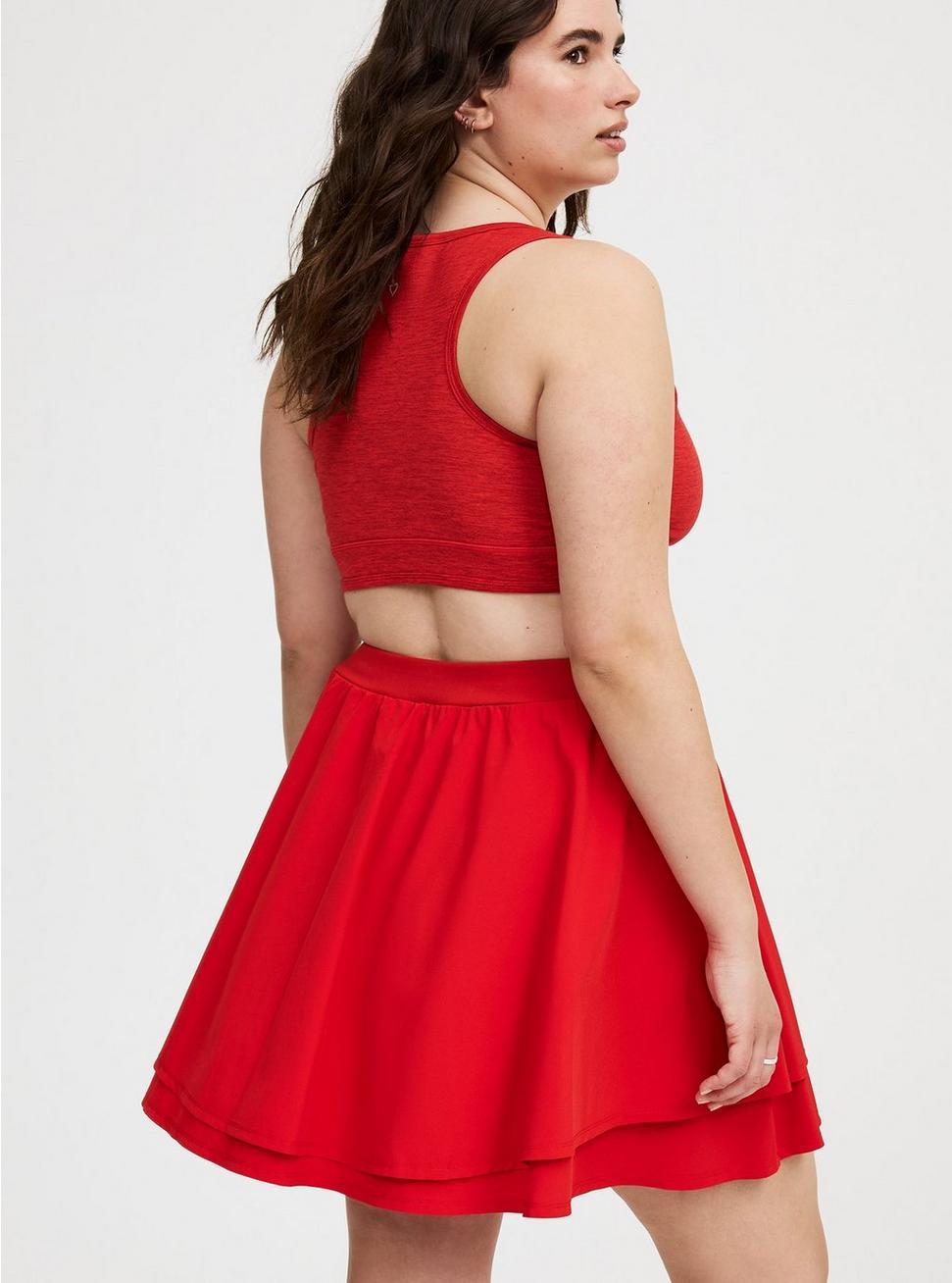 Stretch Woven Skirt With Bike Short Product Image