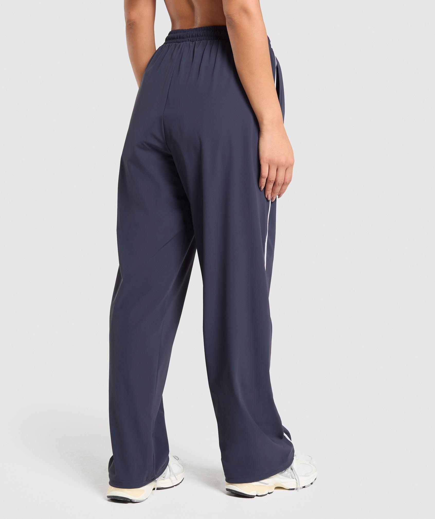 Gymshark Stitch Feature Woven Pants - Heavy Blue Female Product Image