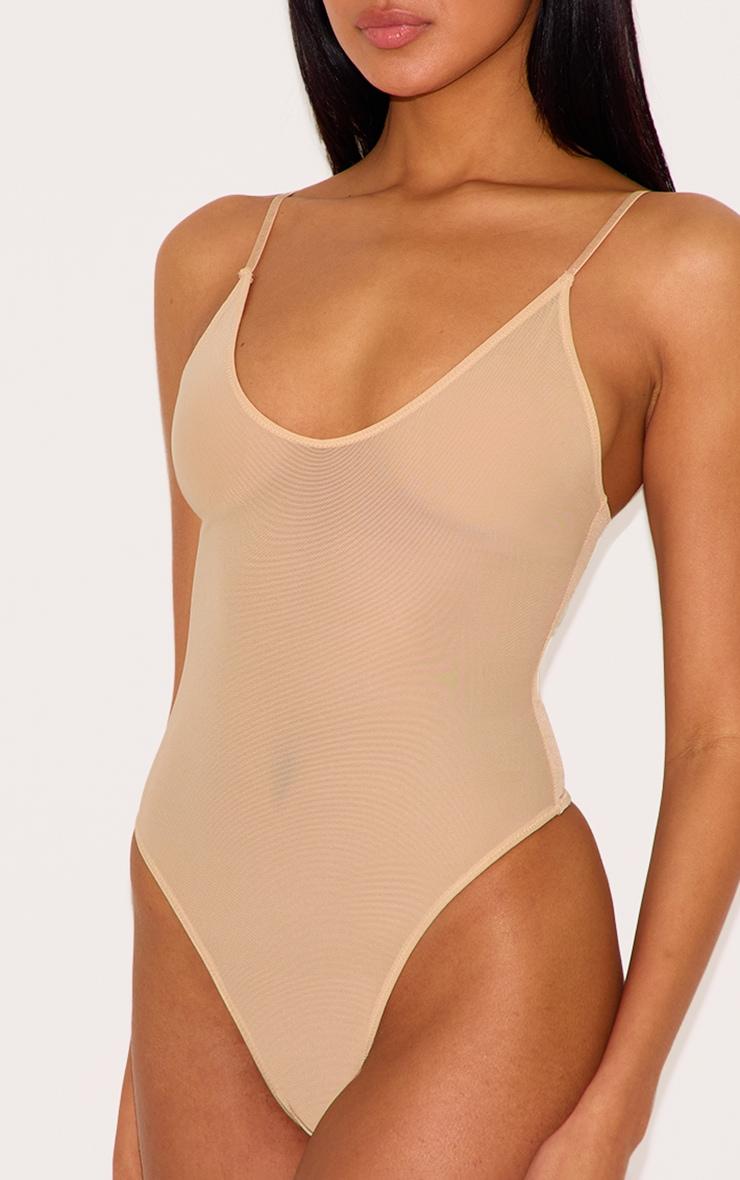 Nude Powermesh Shapewear Bodysuit Product Image