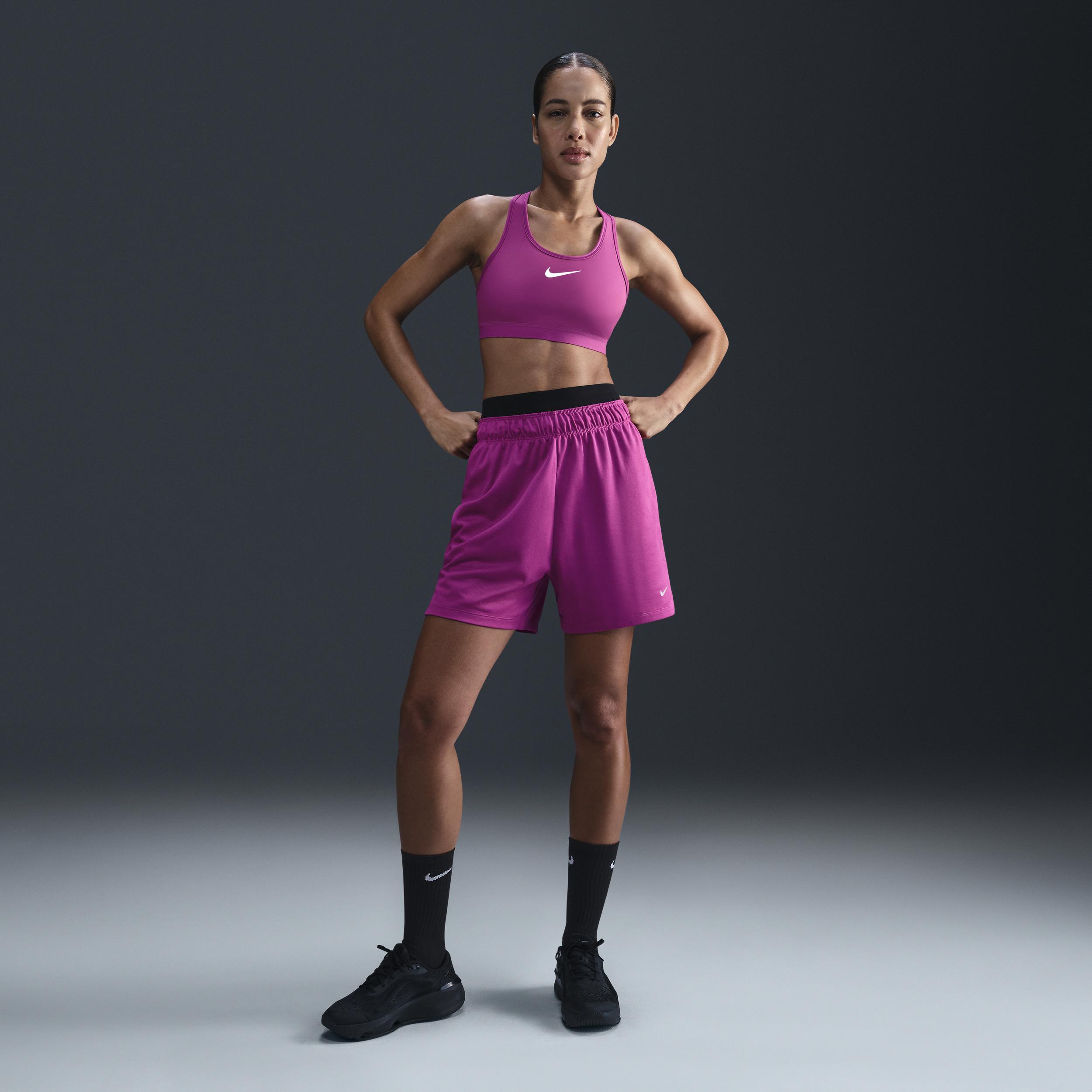 Nike Women's Attack Dri-FIT Fitness Mid-Rise 5" Unlined Shorts Product Image