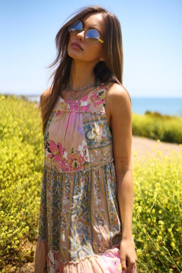 Floral Boho Maxi Dress Product Image