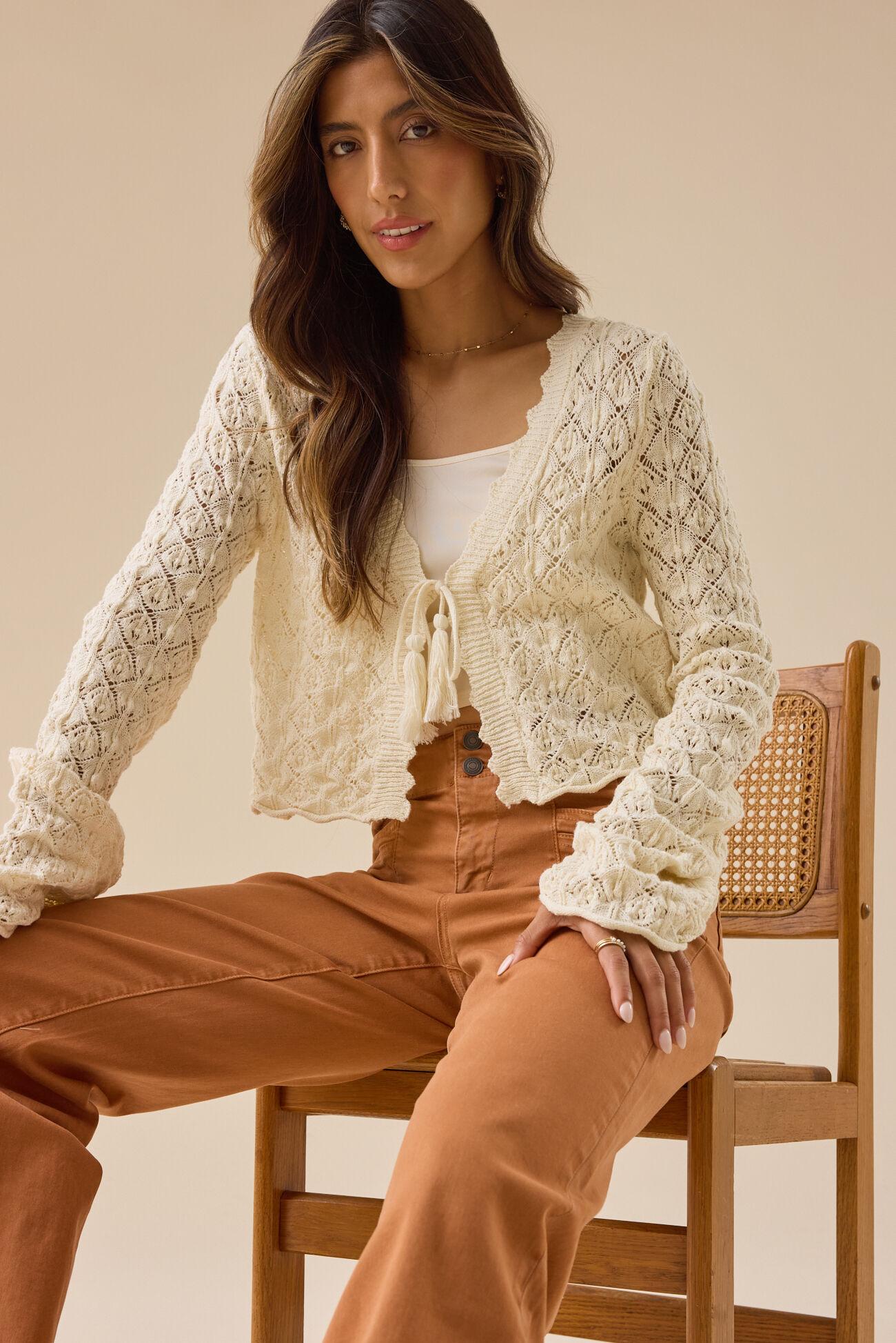 Cordelia Crochet Cardigan Product Image