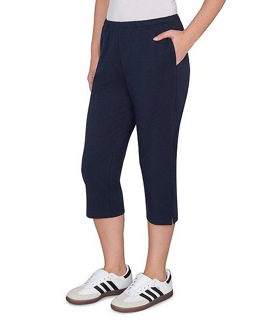 Ruby Rd. Petite Size French Terry Knit Pull-On Pants Product Image