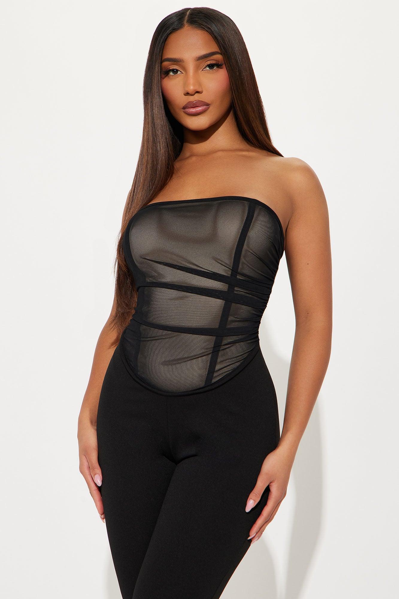 Take Me On A Date Jumpsuit - Black Product Image