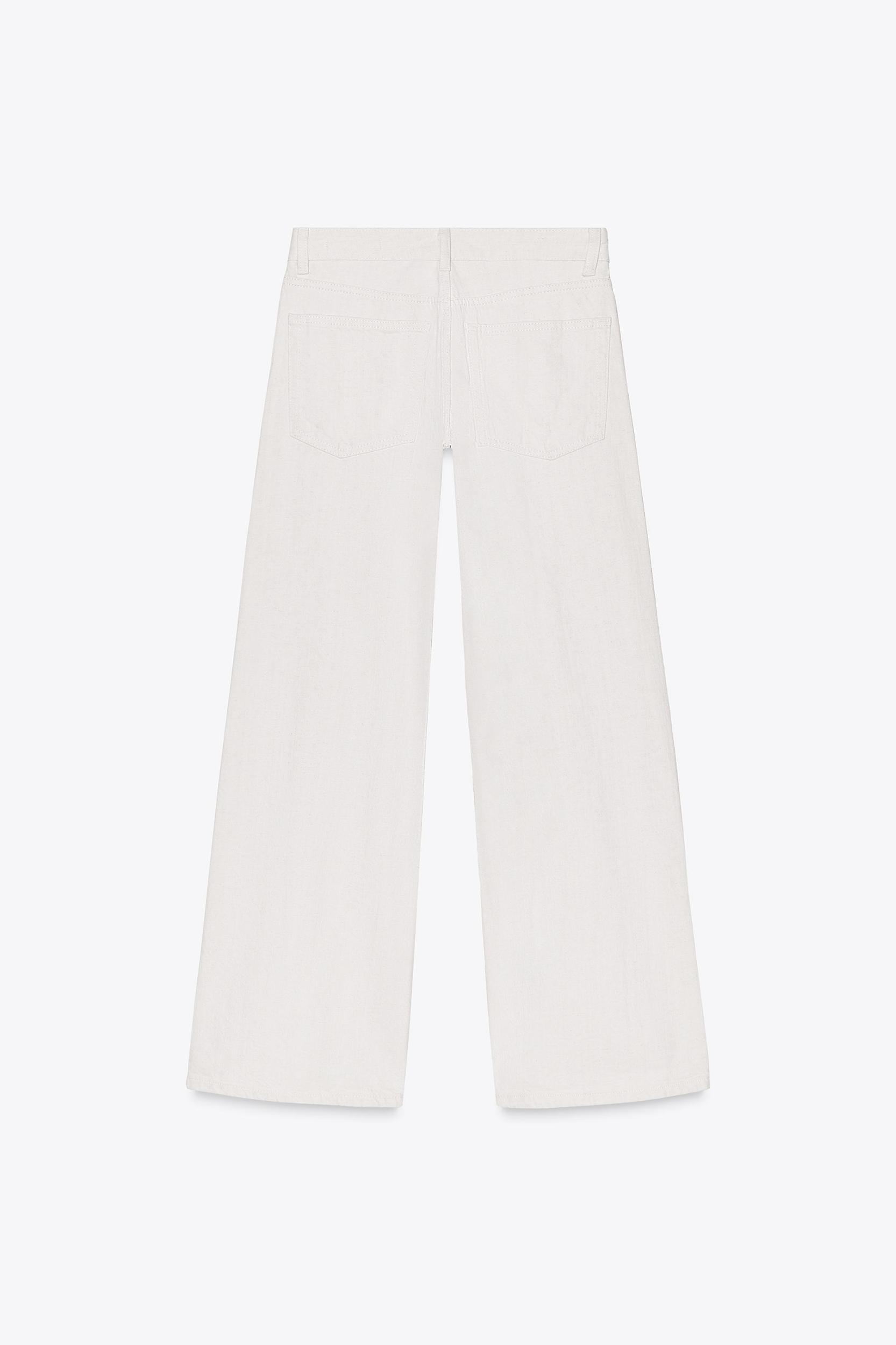 ZW COLLECTION WIDE LEG LOW RISE JEANS Product Image