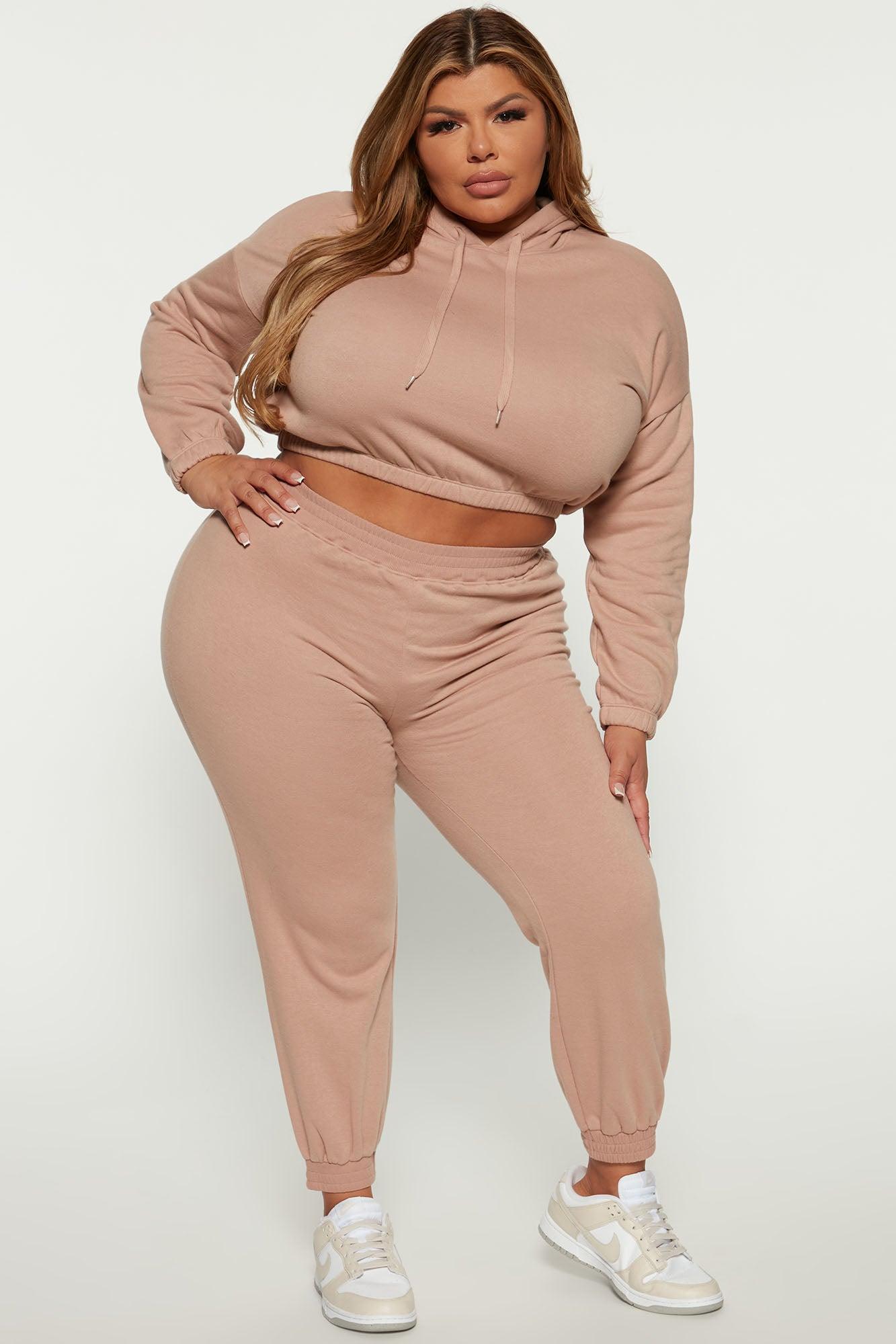 Get Ready Jogger Set - Taupe Product Image