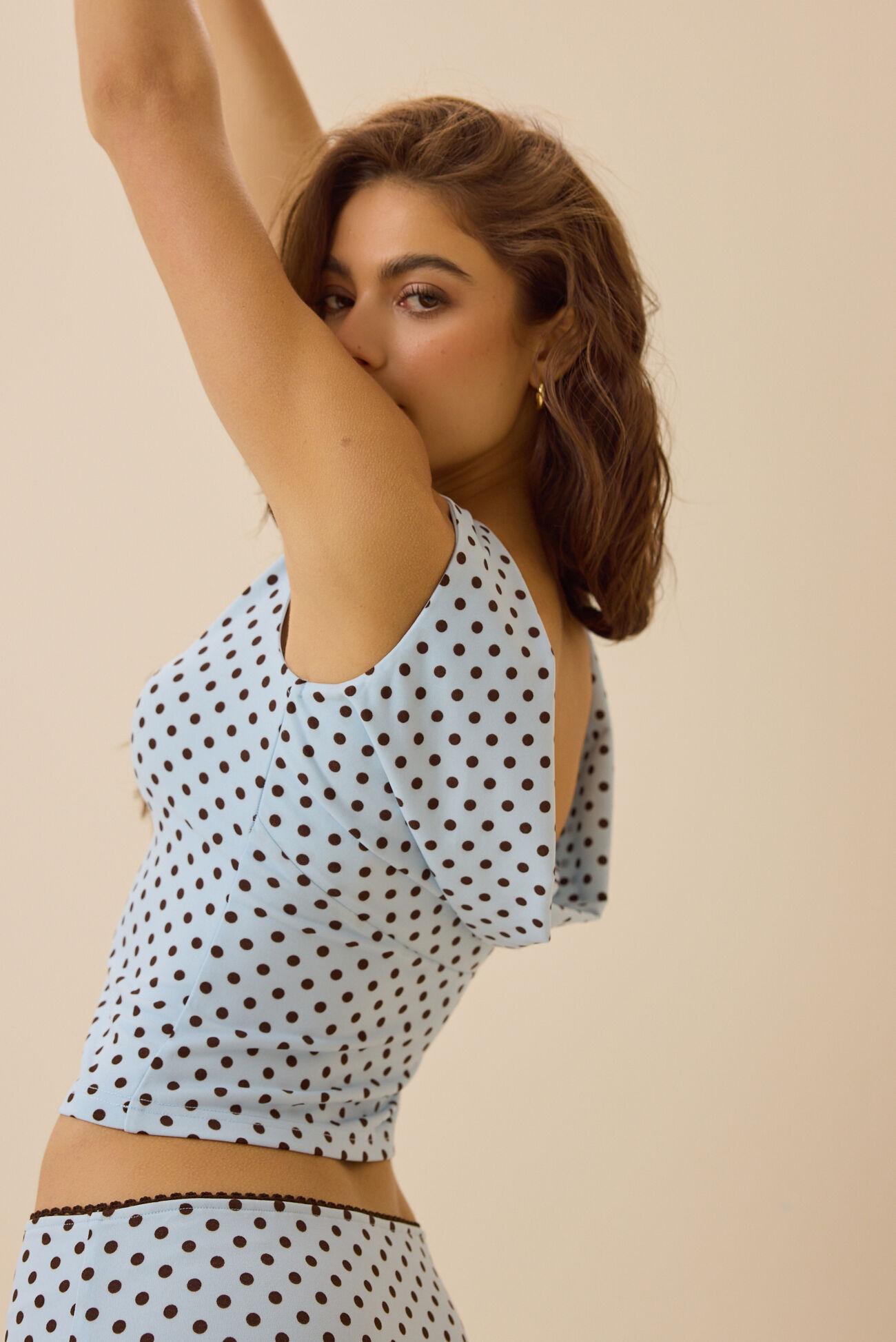 Priscilla Polka Dot Top Product Image