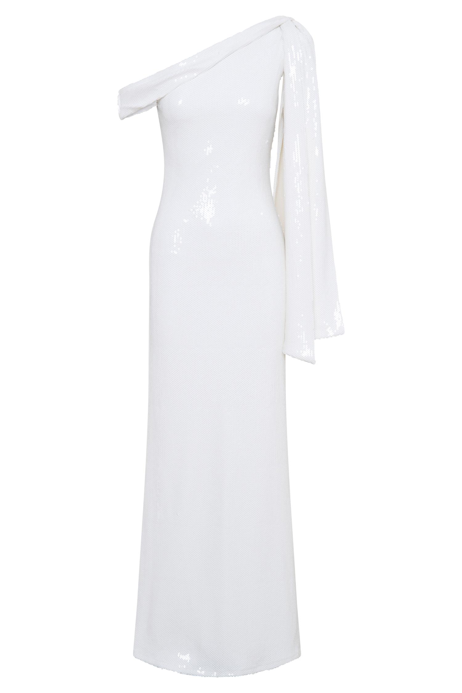 Catarina Sequin Maxi Dress - White Product Image