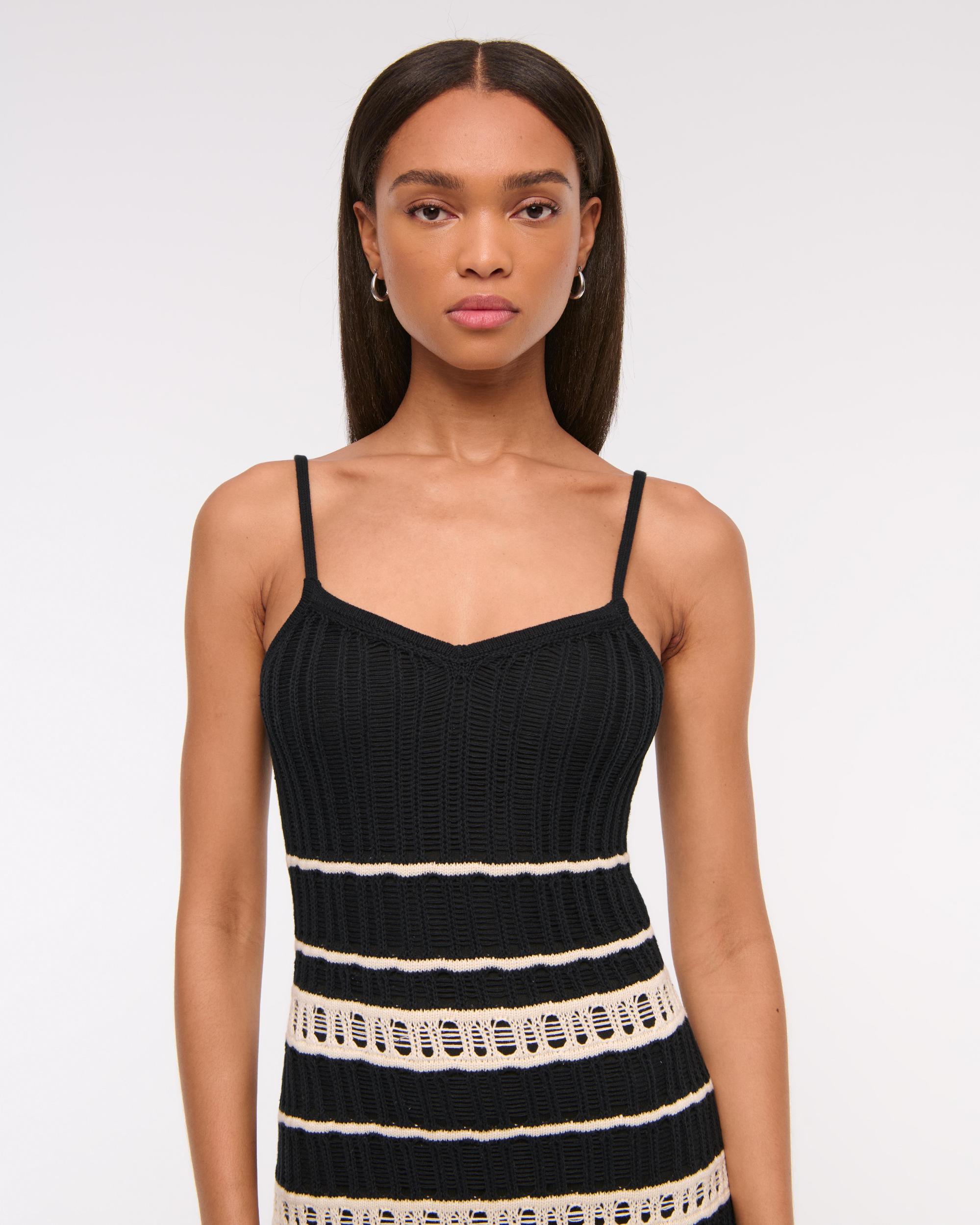 Crochet-Style Maxi Dress Product Image