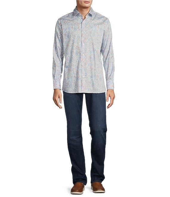 Hart Schaffner Marx The Mr. Classic Collection Long Sleeve Paisley Coatfront Shirt Product Image