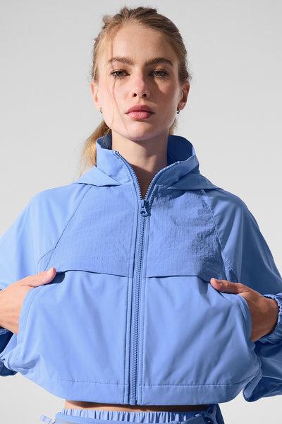 Cropped Playmaker Jacket - Crystal Clear Blue Female Product Image