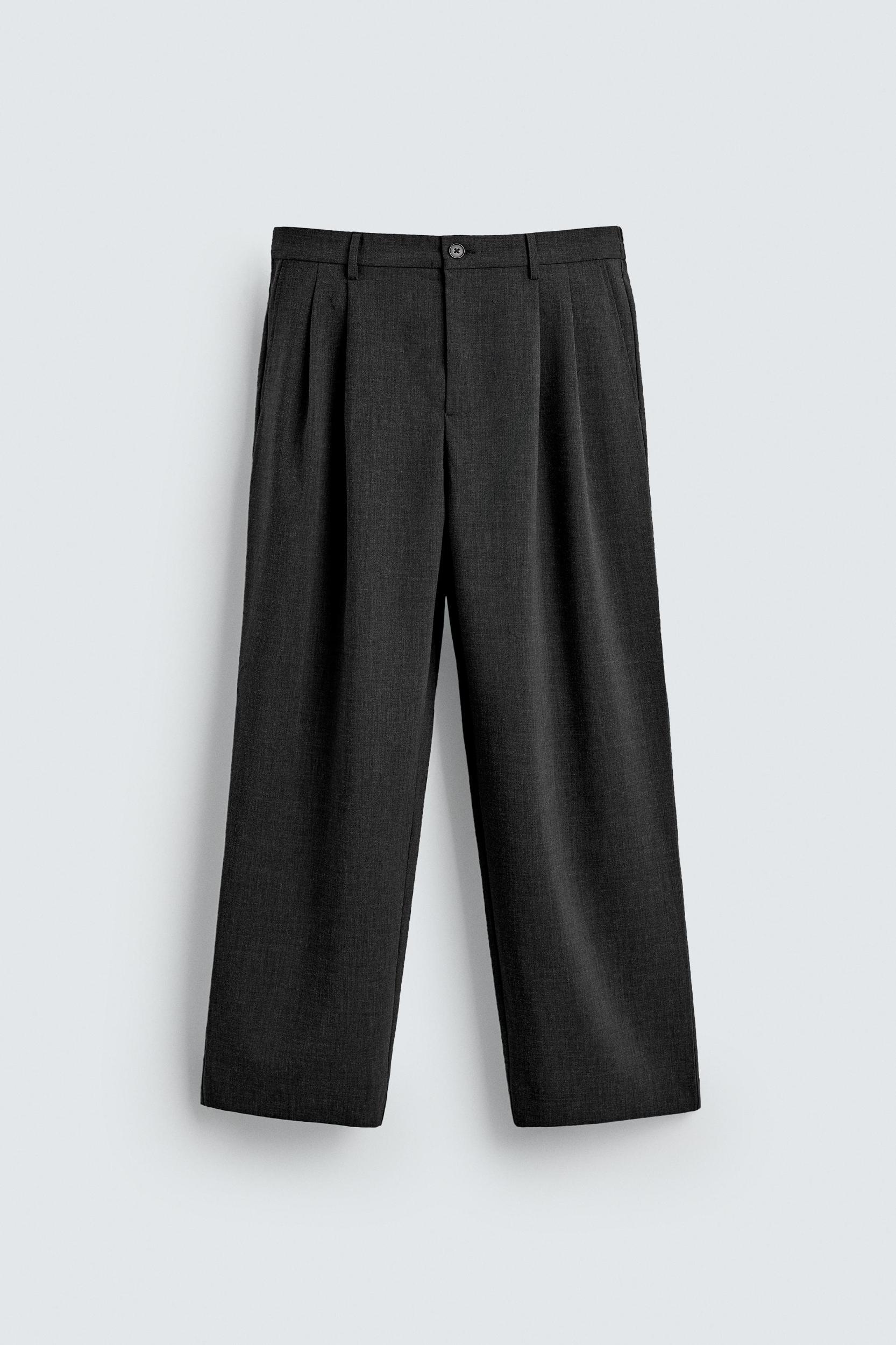 PLEATED WIDE FIT PANTS Product Image