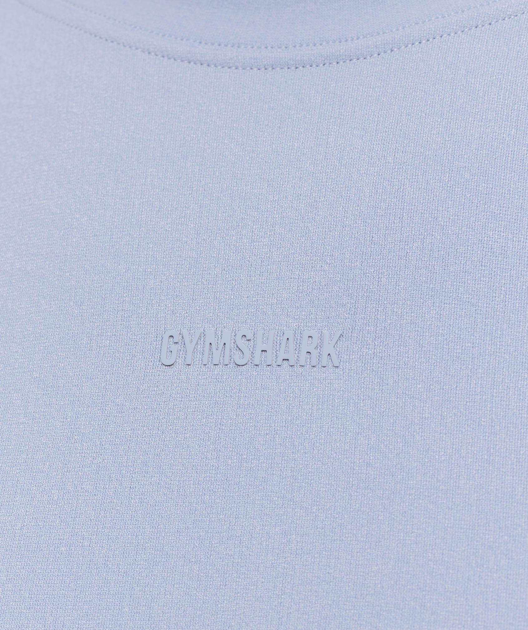Gymshark everywear Warp Knit T-Shirt - Pale Blue Male Product Image