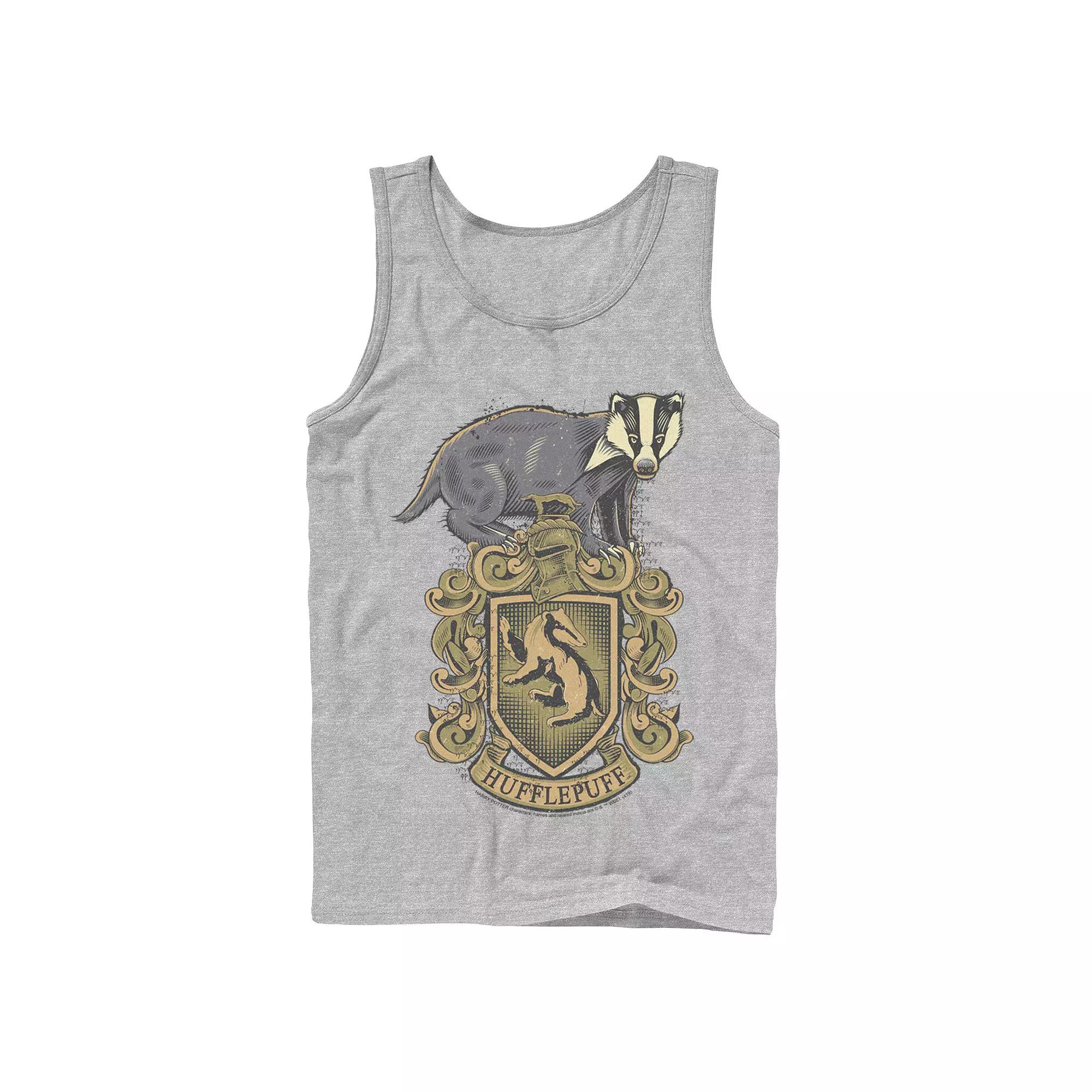 Men's Harry Potter Hufflepuff House Crest Tank Top,  Product Image