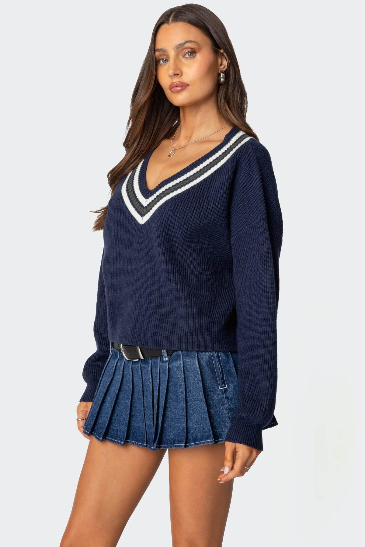 Lauryl V Neck Sweater Product Image