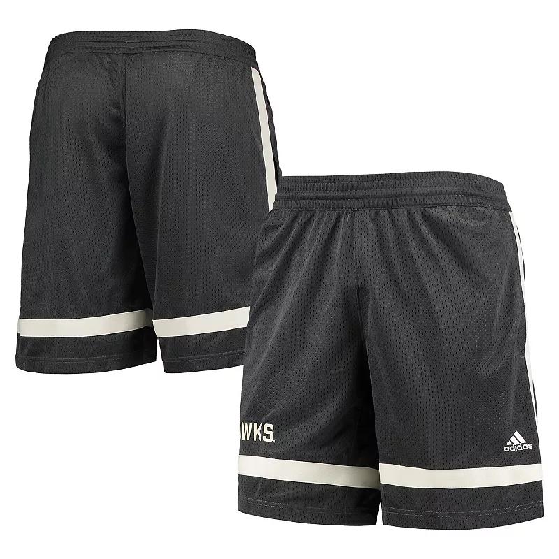 Men's adidas Charcoal Kansas Jayhawks Reverse Retro Basketball Shorts,  Product Image