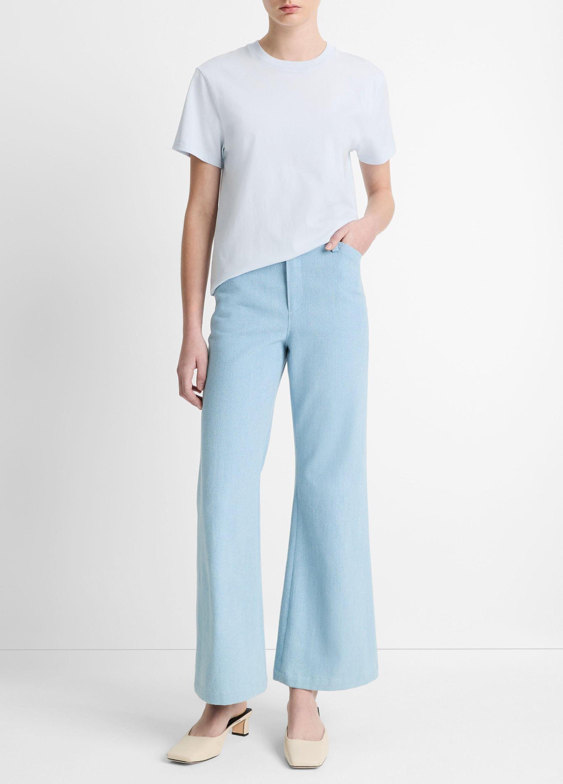 Womens Pima Cotton Crew Neck T-Shirt Vince Product Image