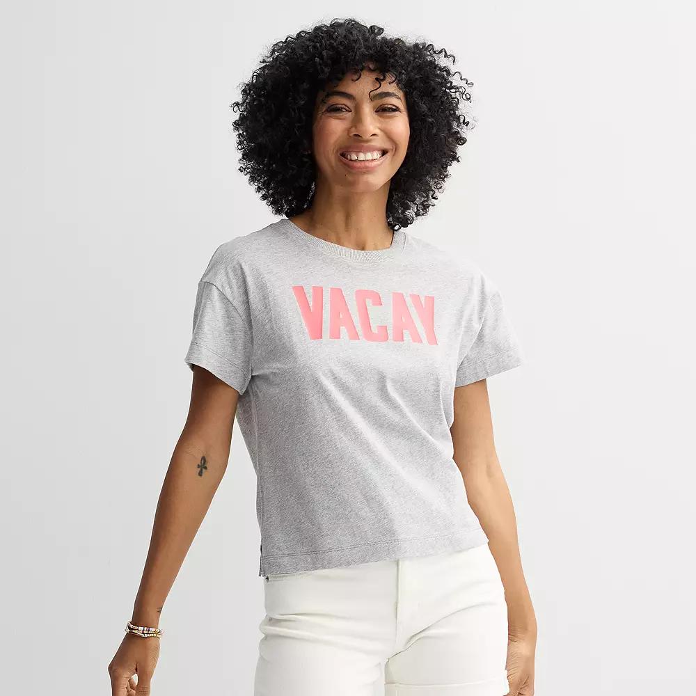 Women's Sonoma Goods For Life® Boxy Graphic Tee,  Product Image