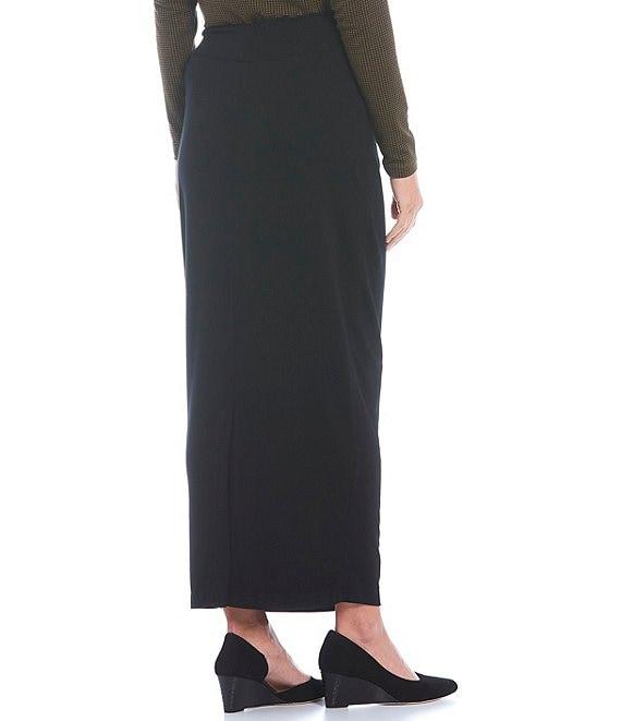 Bryn Walker French Terry Knit Long Pencil Skirt Product Image