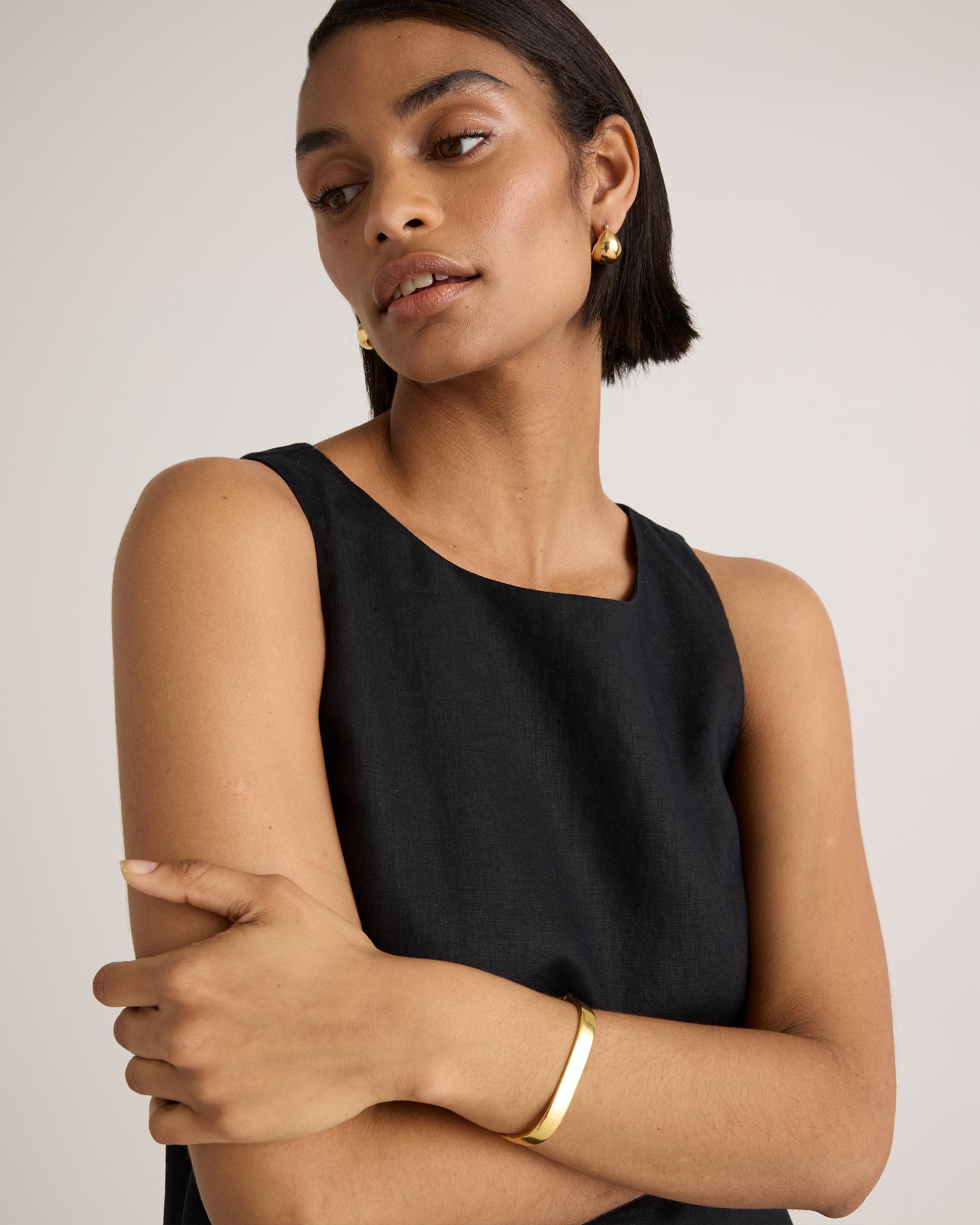 Quince | Women's 100% European Linen Tank Top Mini Dress Product Image