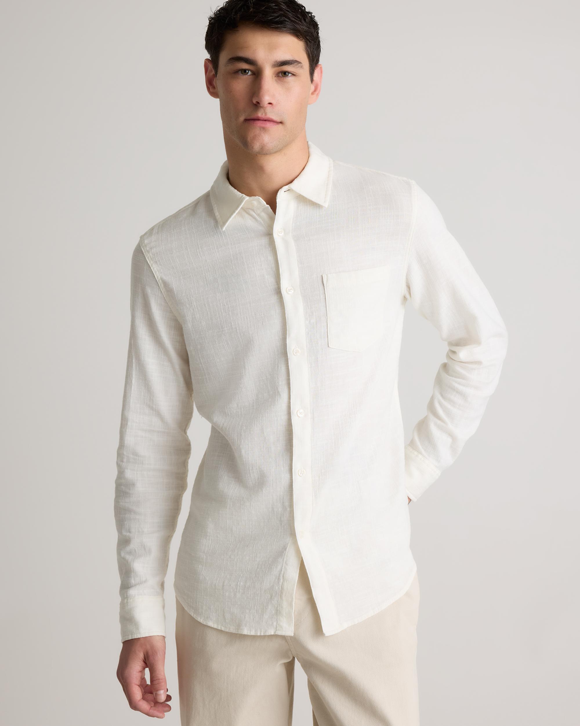 Quince | Men's Stretch Selvage Shirt Organic Cotton Product Image