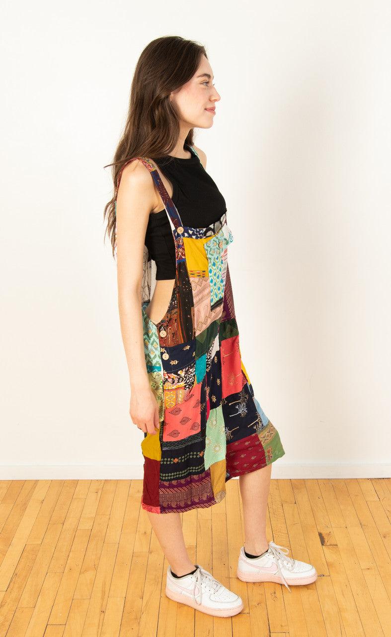 Patchwork Shortalls Product Image