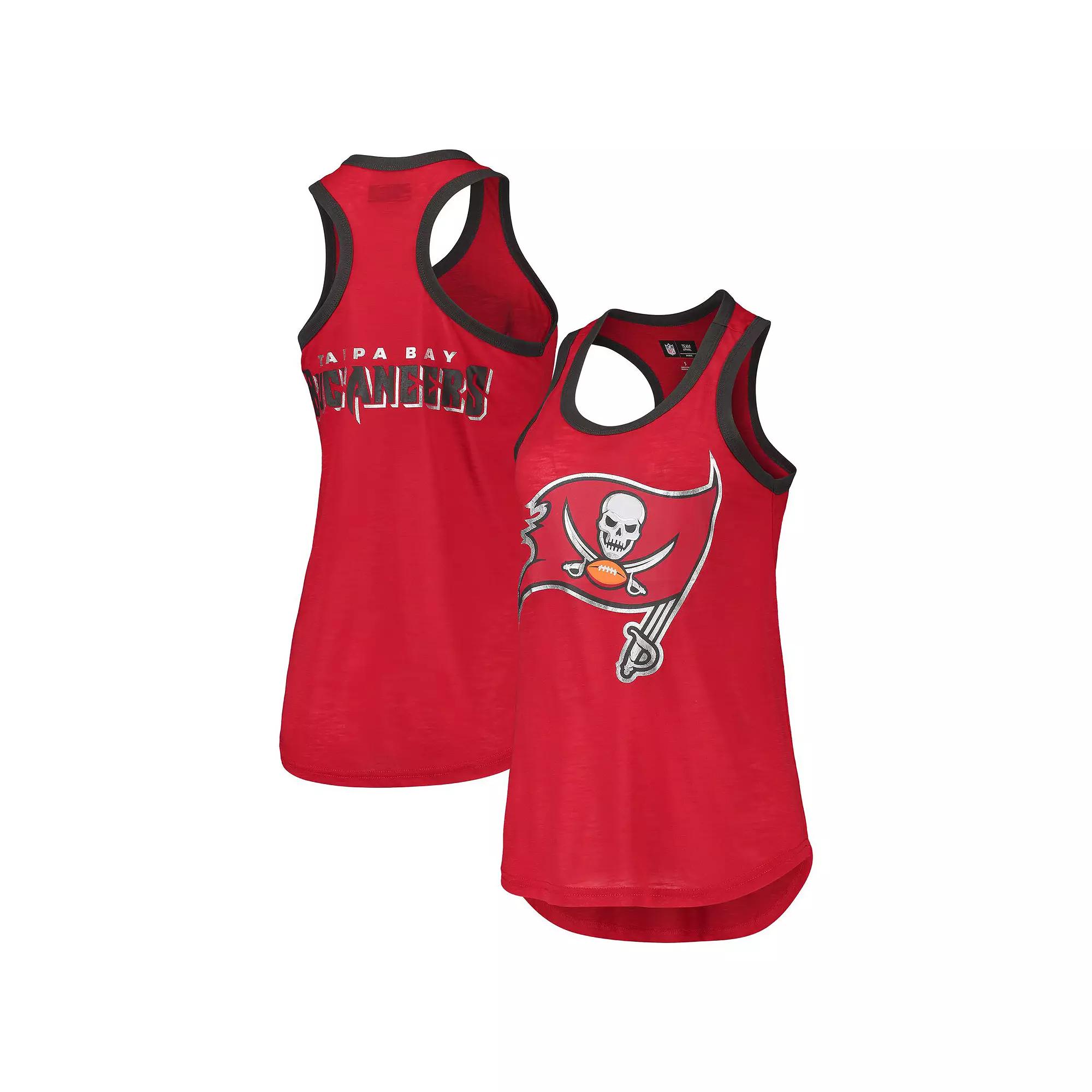 Women's G-III 4Her by Carl Banks Red Tampa Bay Buccaneers Tater Tank Top, Size: XL Product Image