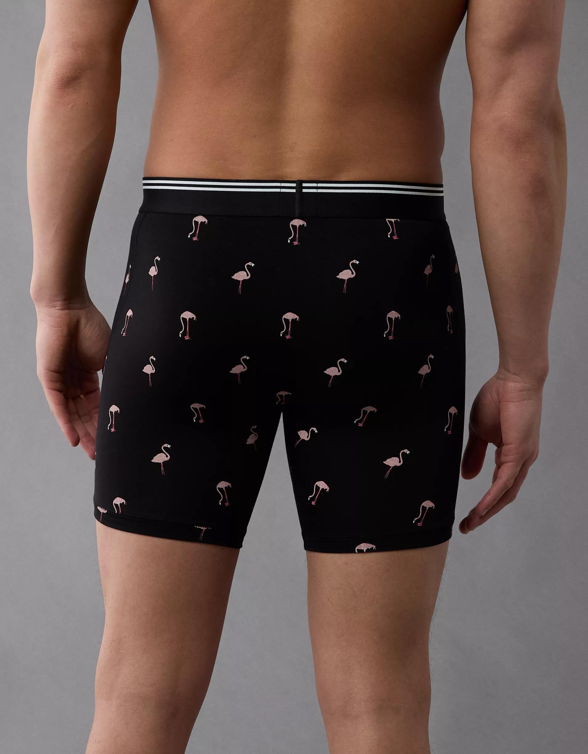 AEO Men's Floral 6" Ultra Soft Boxer Brief Product Image