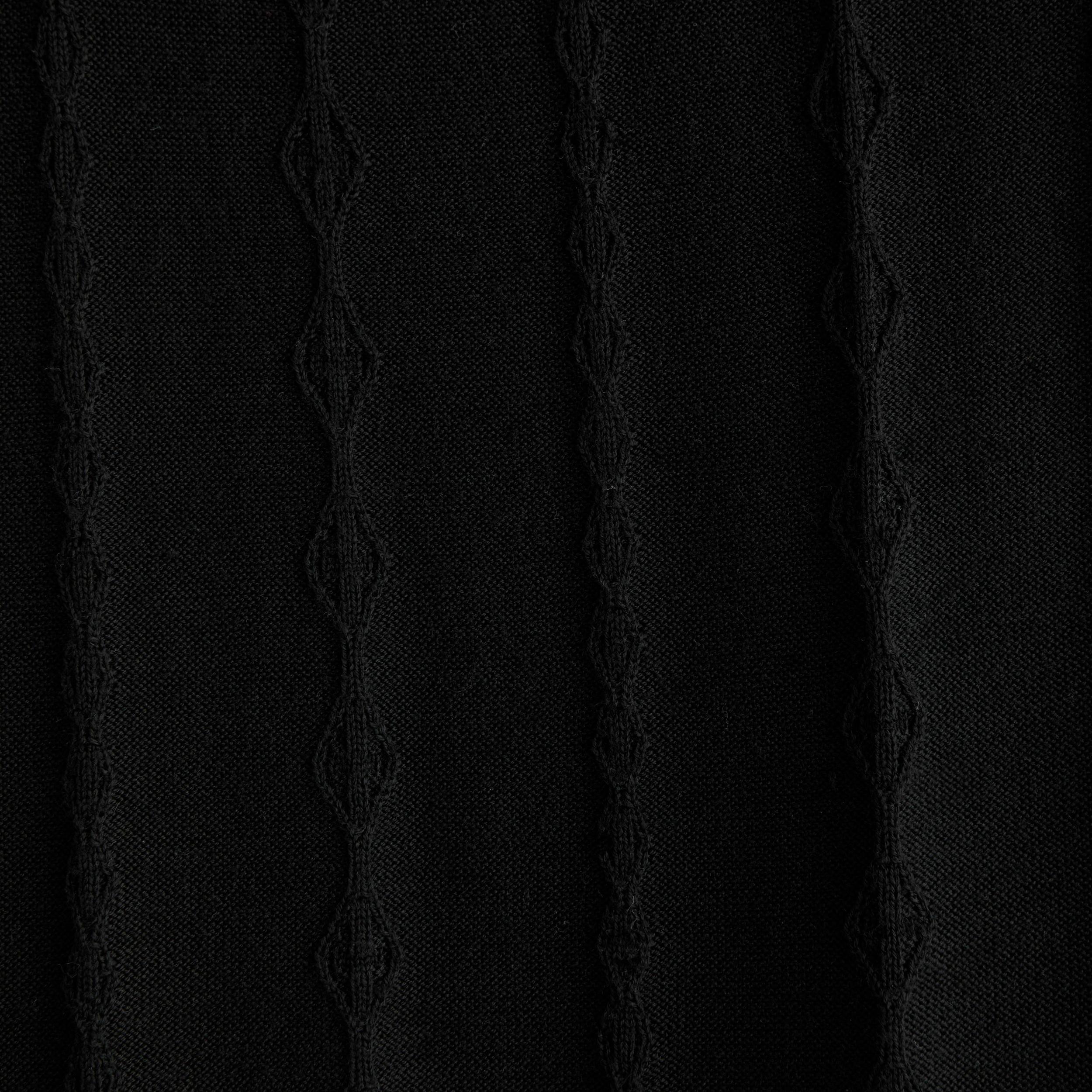 Merino Wool-Blend Stitch 3-Button Sweater Polo Product Image