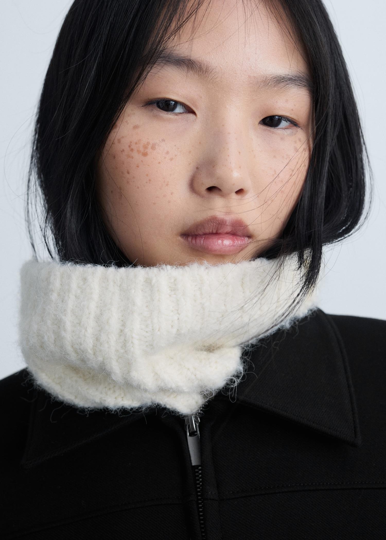 Zipper fitted jacket - Women | MANGO USA Product Image