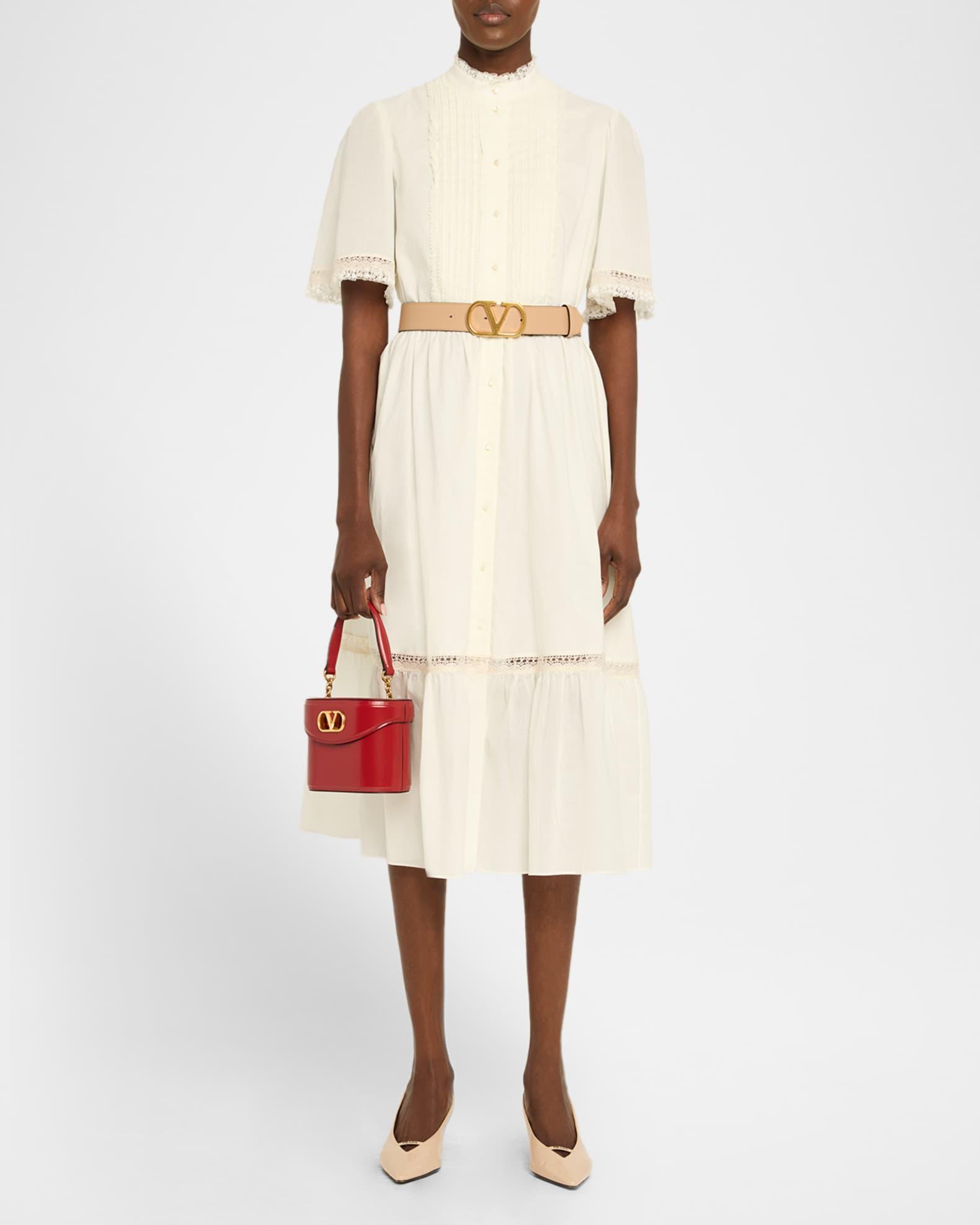 Vain Vanity Bucket Leather Crossbody Bag Product Image