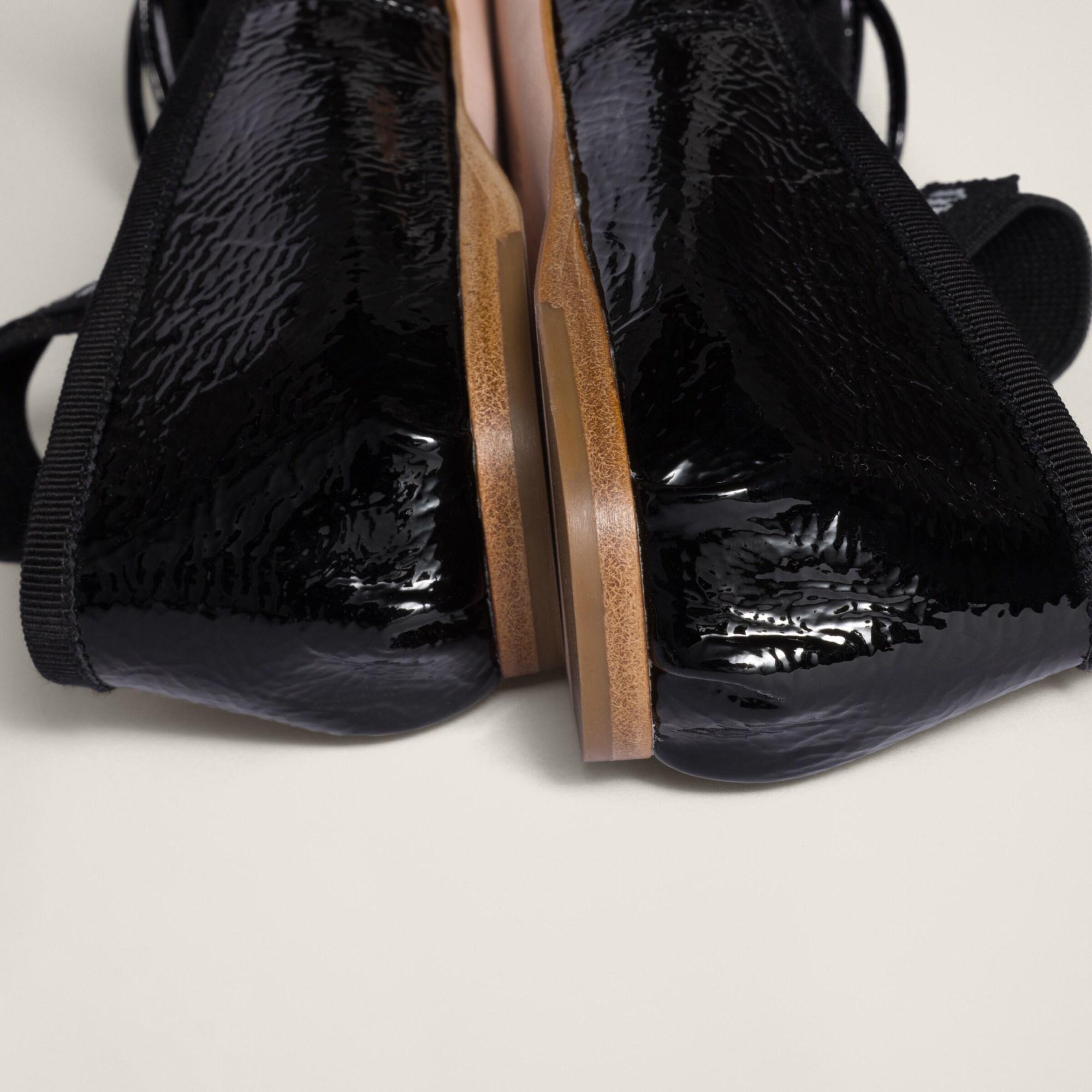 logo-strap ballerina shoes Product Image