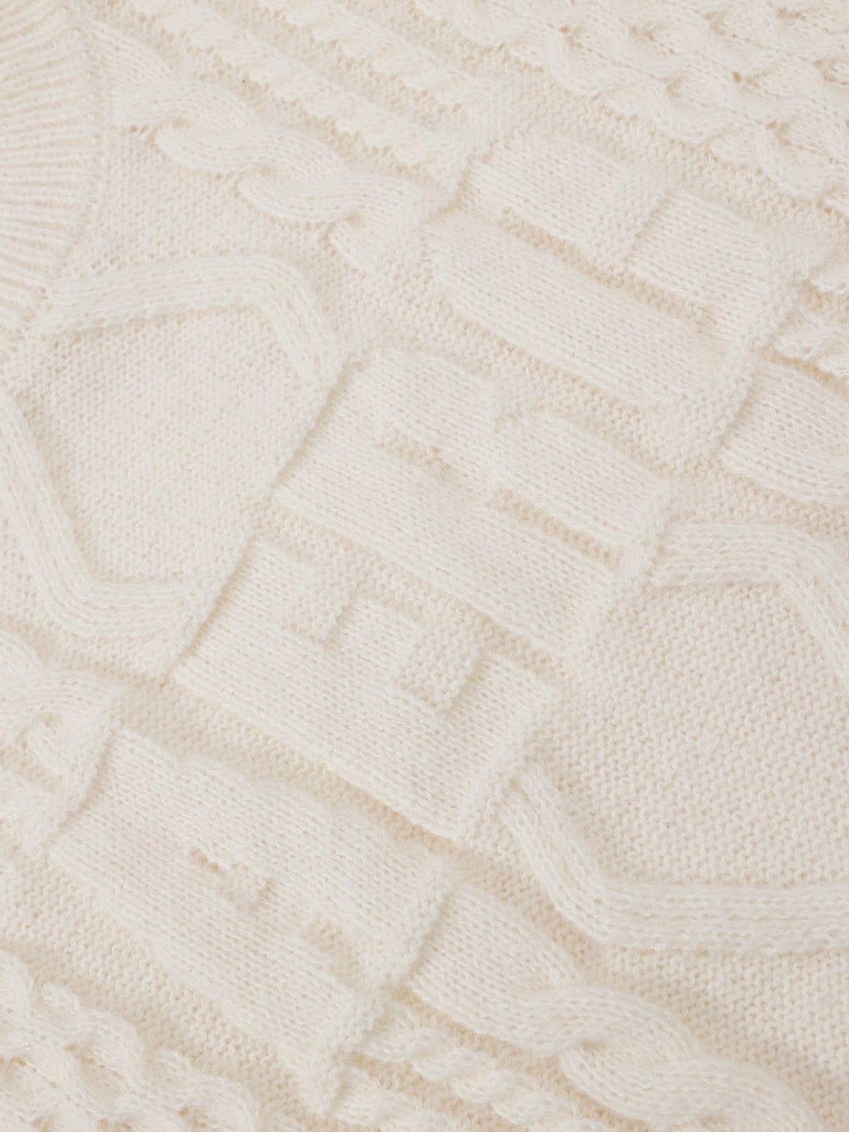 Aelfric Eden Solid Cable Stitch Sweater Product Image