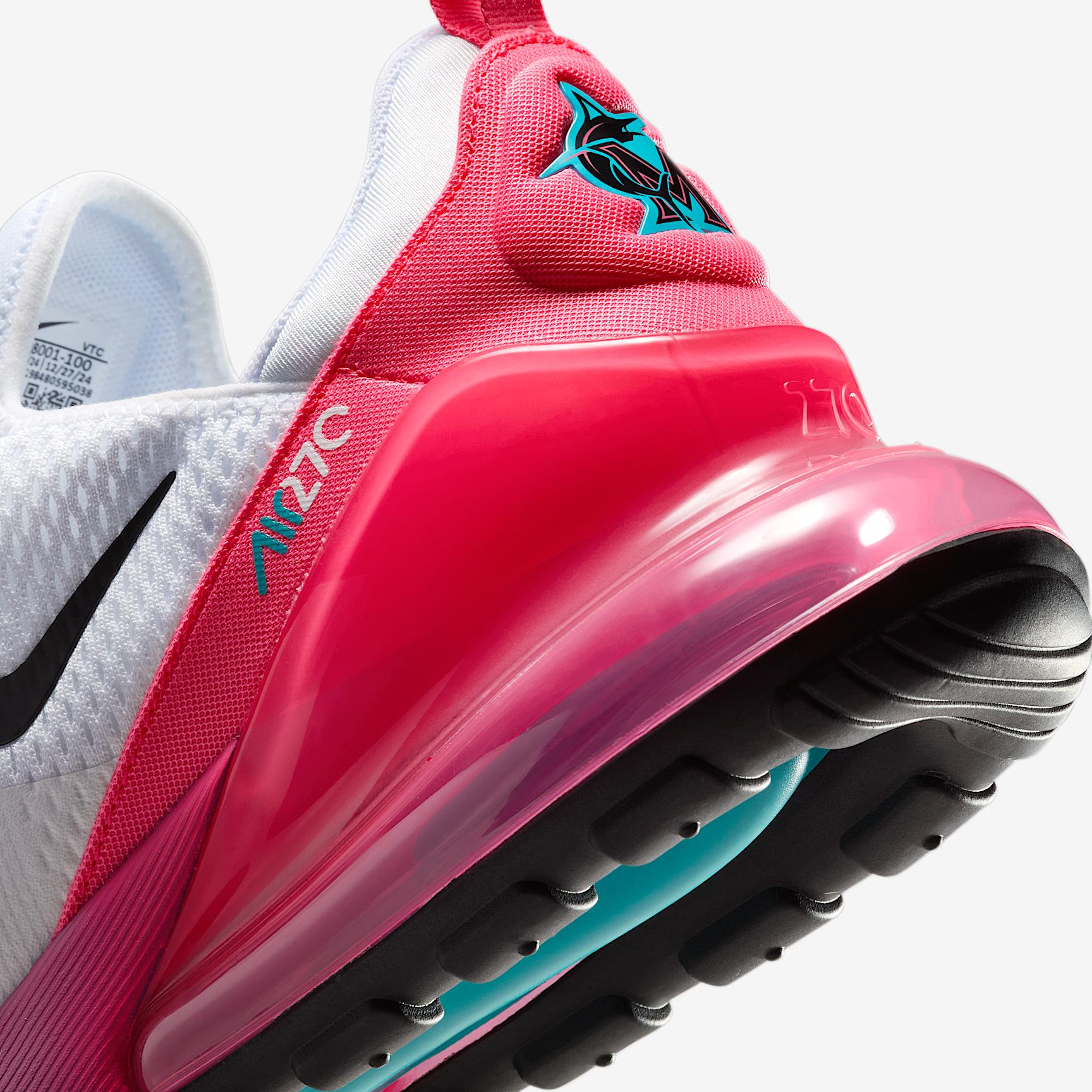 Miami Marlins Nike Air Max 270 Men's Shoes Product Image