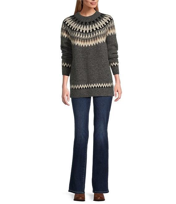 Pendleton Alpaca Fair Isle Crew Neck Long Sleeve Sweater Product Image