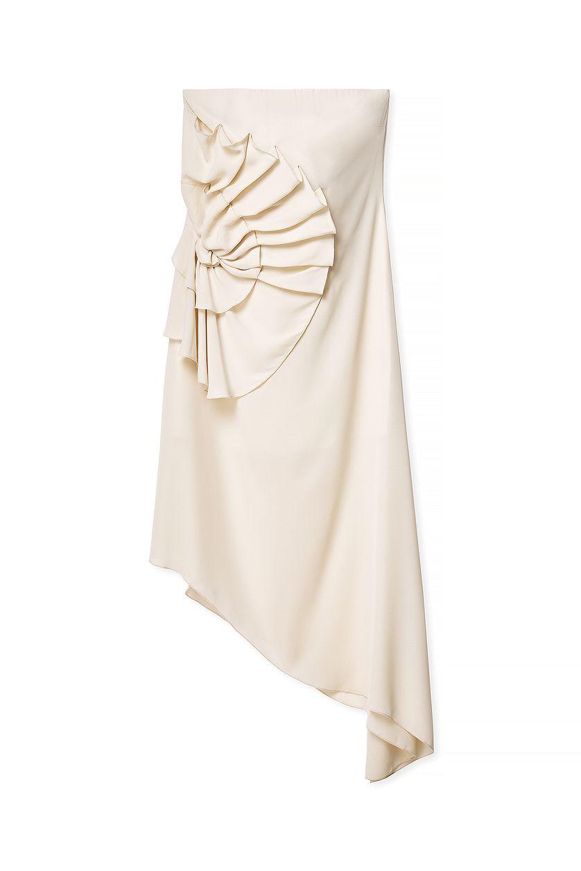 Flower Detail Chiffon Midi Dress Product Image