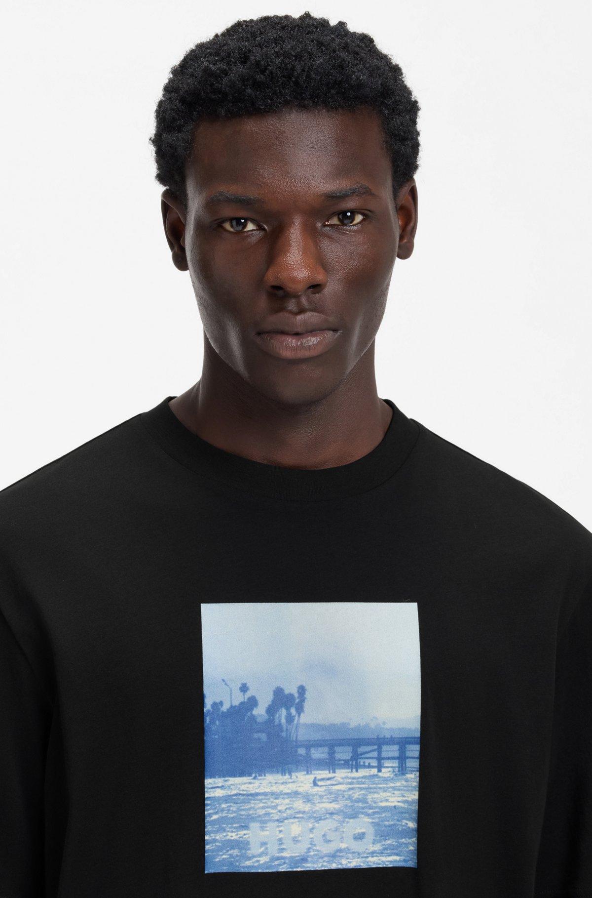 Printed-artwork T-shirt in cotton jersey Product Image