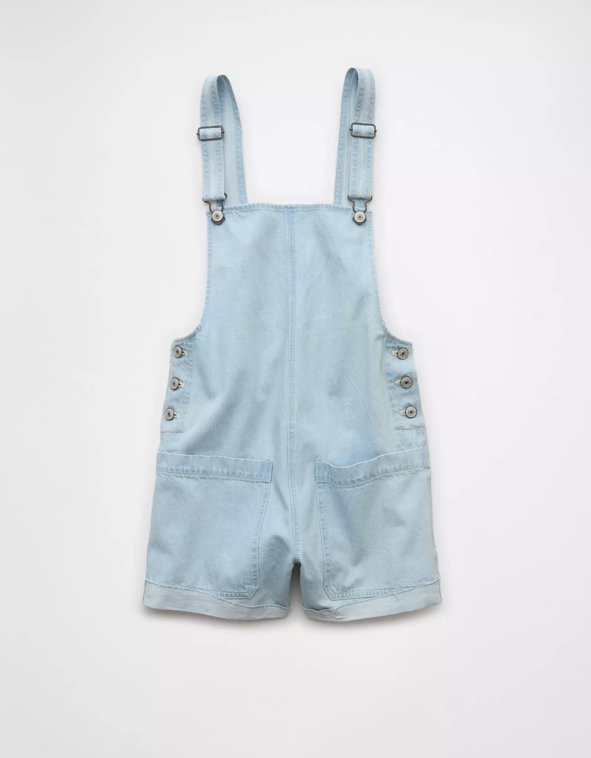 AE Easy Baggy Denim Short Overall Product Image