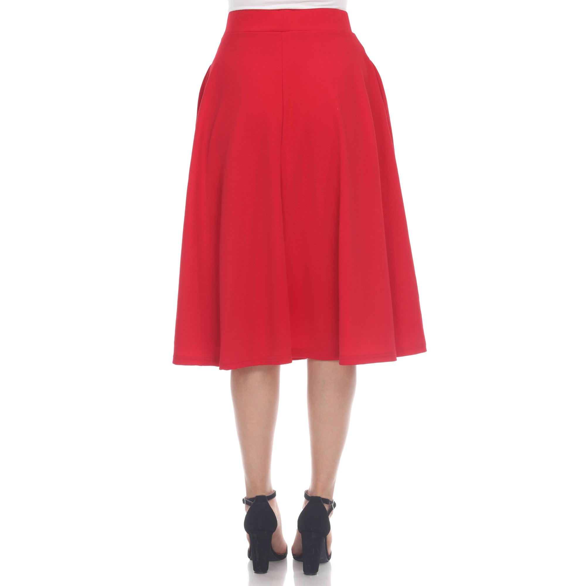 Tasmin Flare Midi Skirts Product Image