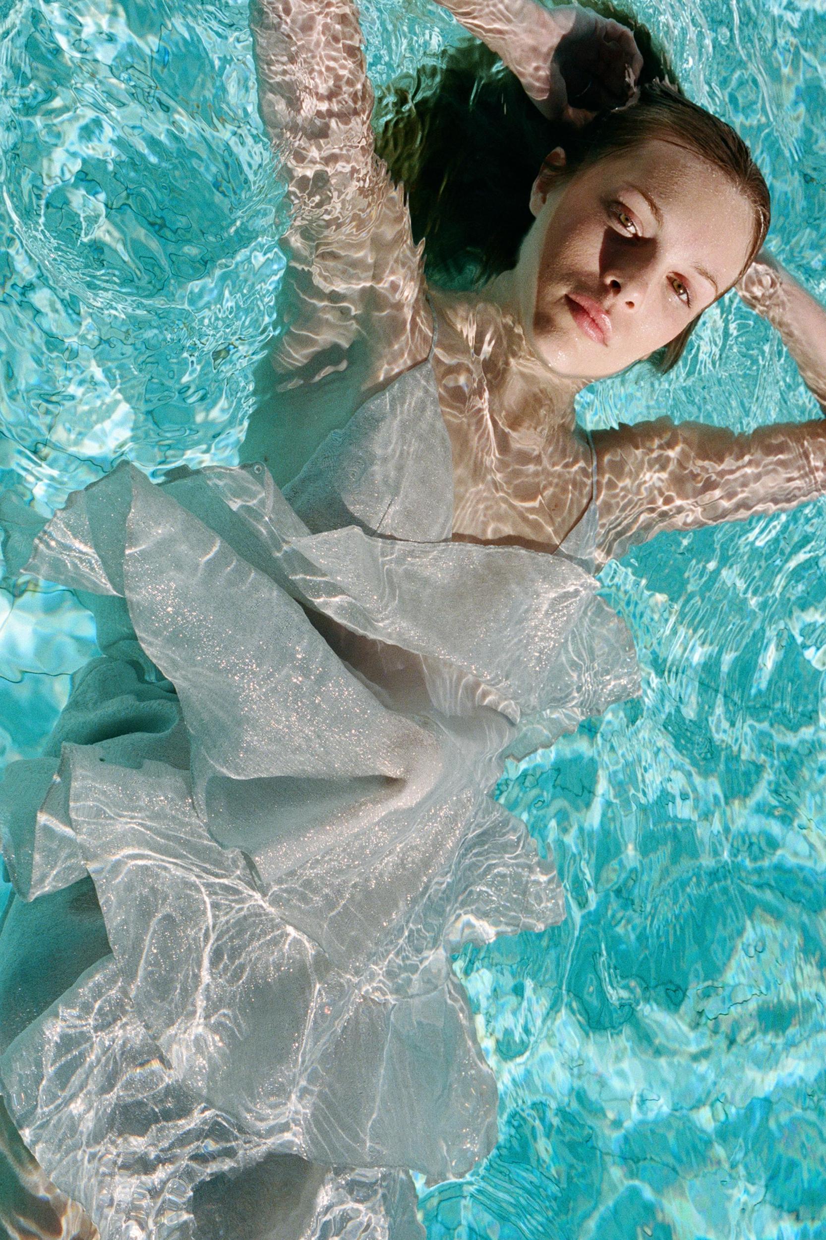 RUFFLED SHORT DRESS Product Image