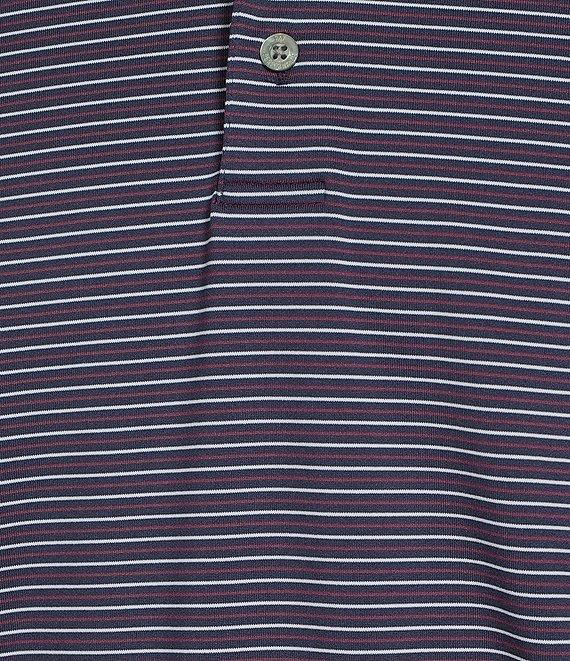 Roundtree & Yorke Performance Short Sleeve Stripe Polo Shirt Product Image