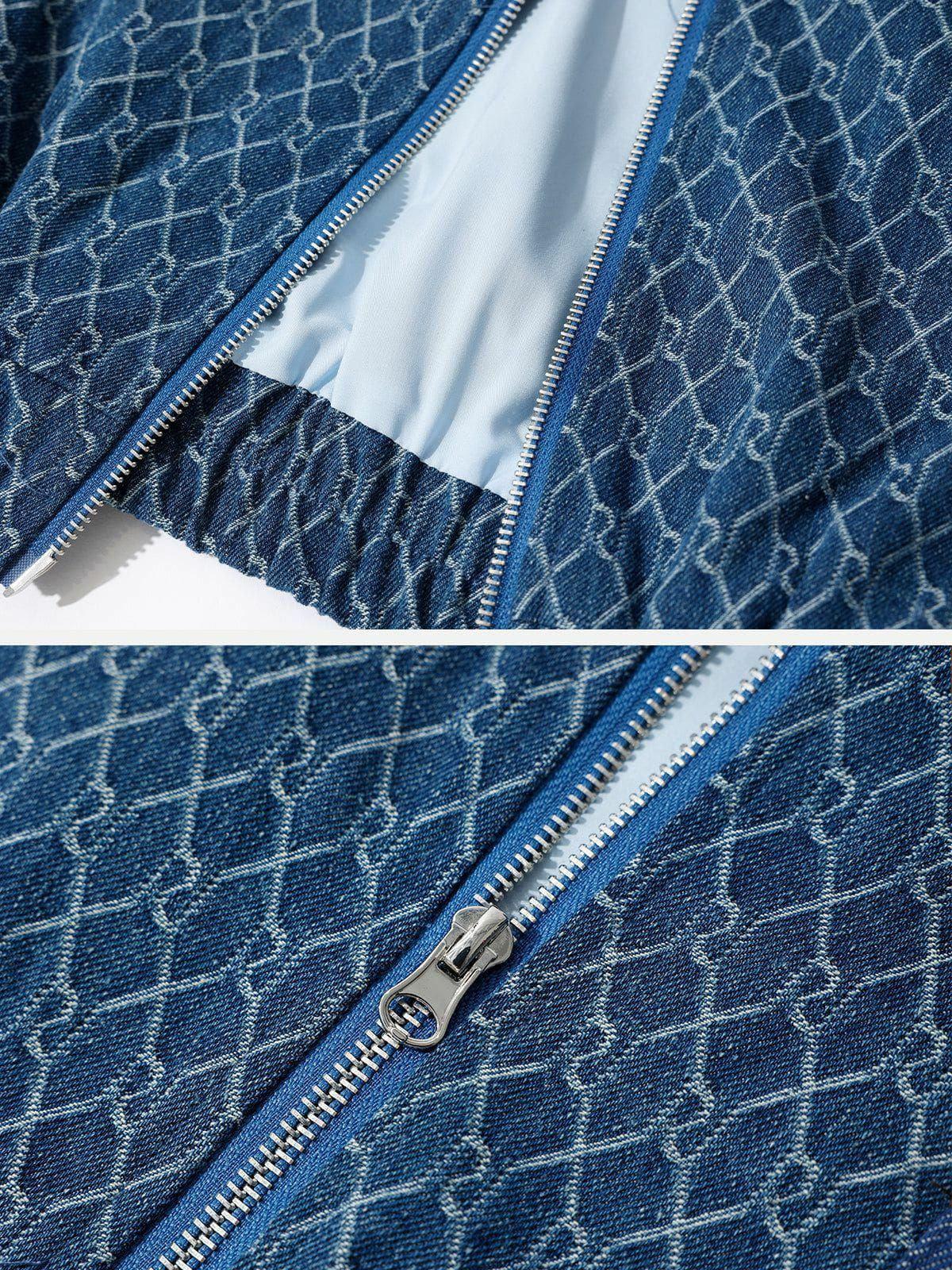 Aelfric Eden Vintage Denim Jacquard Skirt Female Product Image