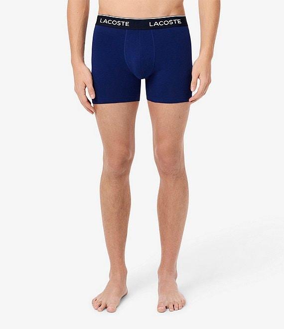 Lacoste Branded Waistband 5#double; Inseam Boxer Briefs 3-Pack Product Image