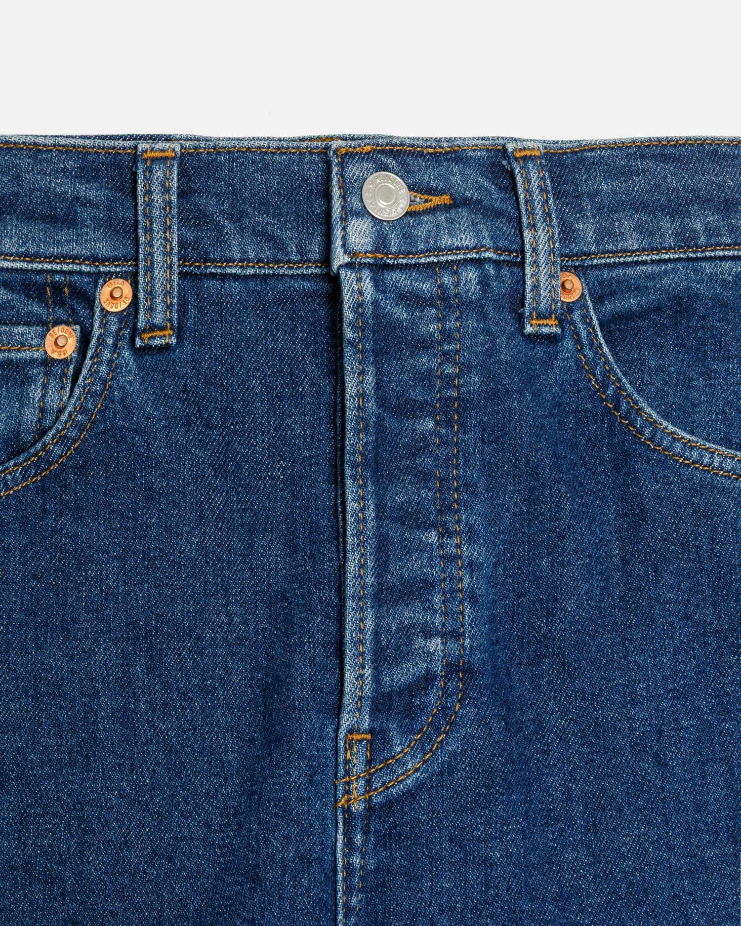 Comfort Stretch High Rise Wide Leg Crop - Heritage Rinse Product Image