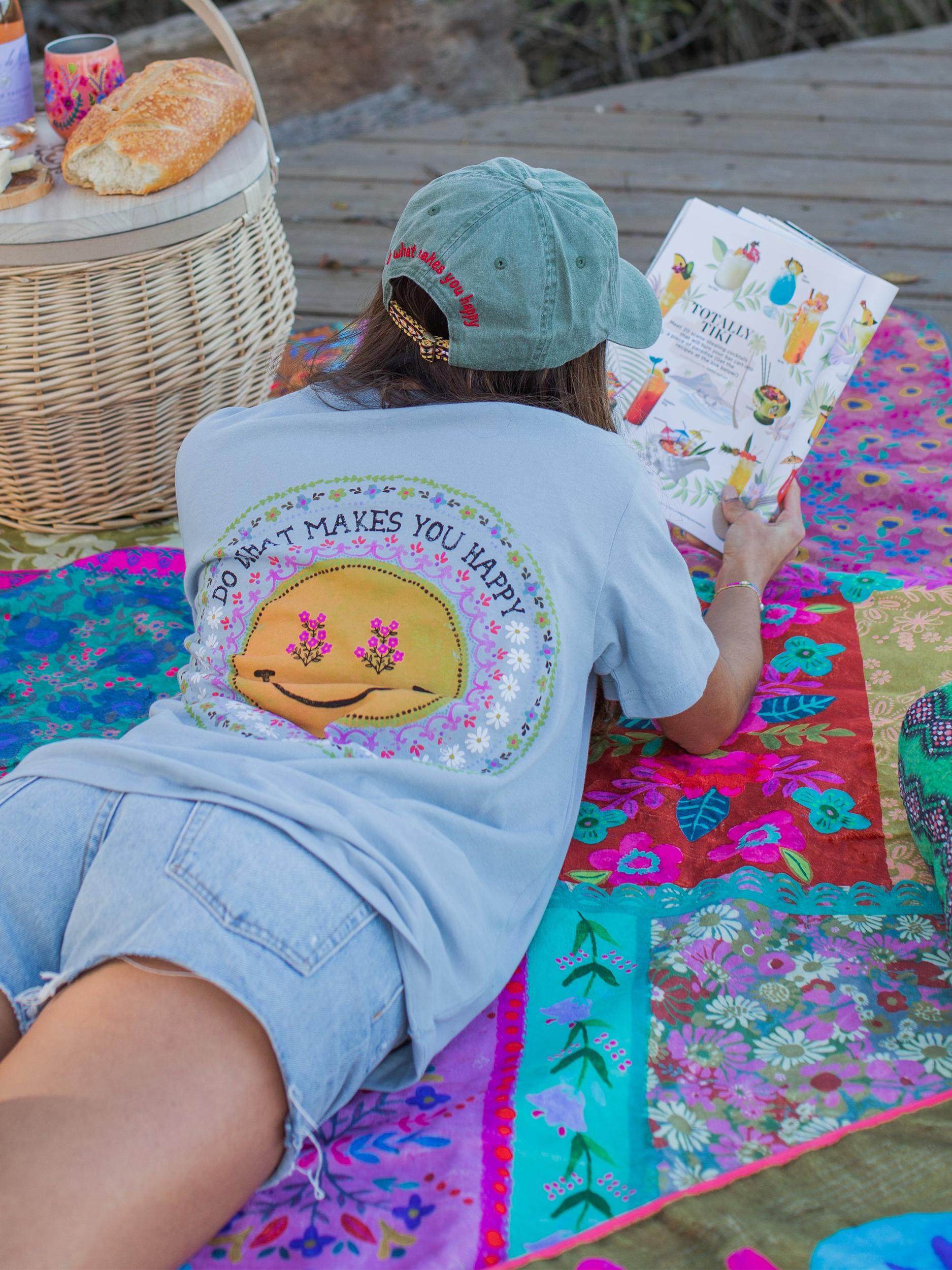 XL Water Resistant Picnic Blanket - Multi Patchwork Product Image