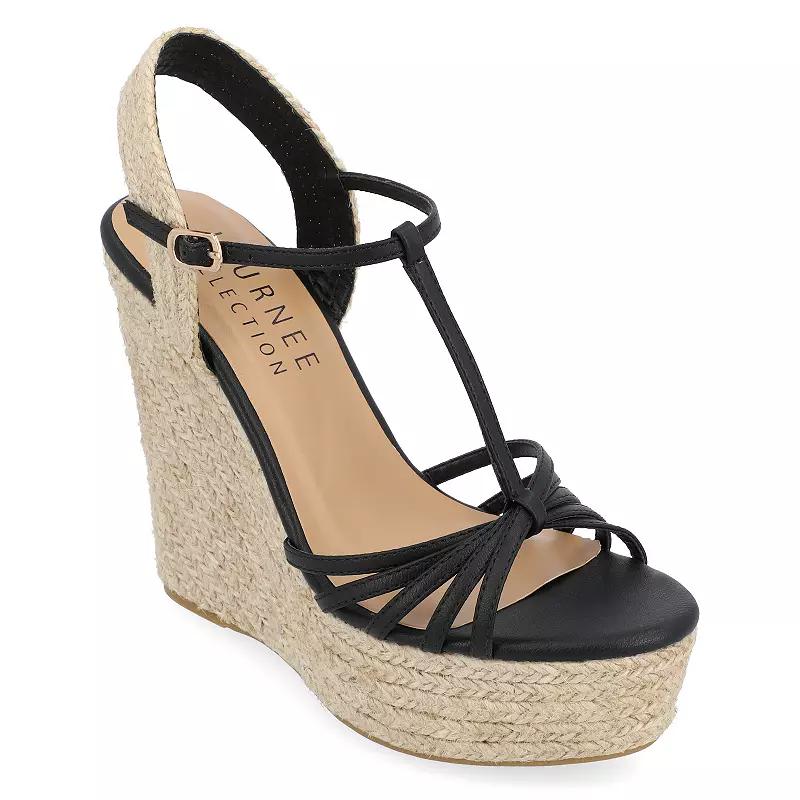 Journee Yara Women's Wedge Sandals,  Product Image