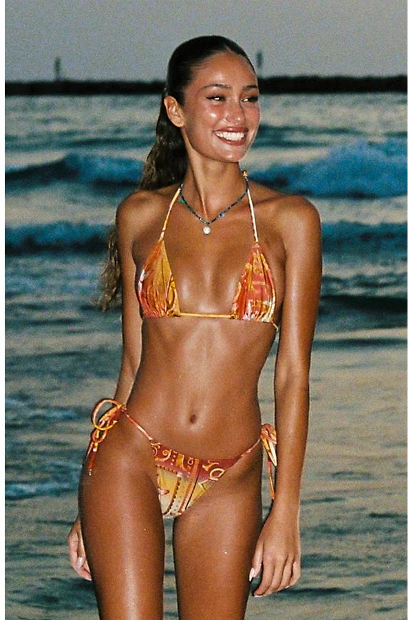 Sunkissed Le Triangle String Bikini Bottom Womens at Urban Outfitters Product Image