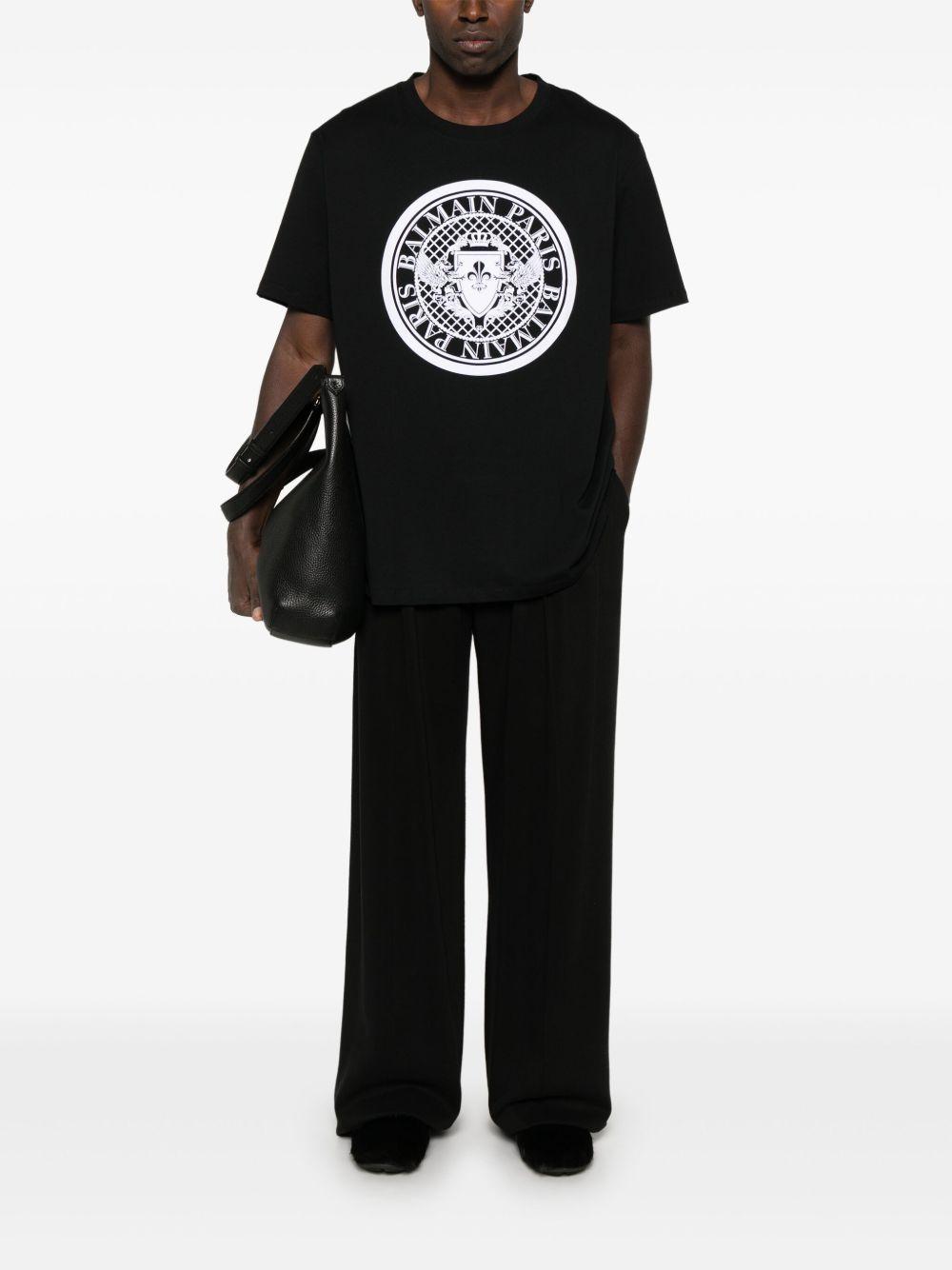 flocked-logo T-shirt Product Image