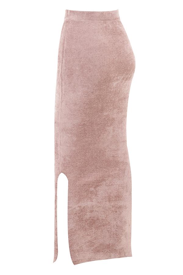 Rene  rose chenille maxi skirt - sale Product Image