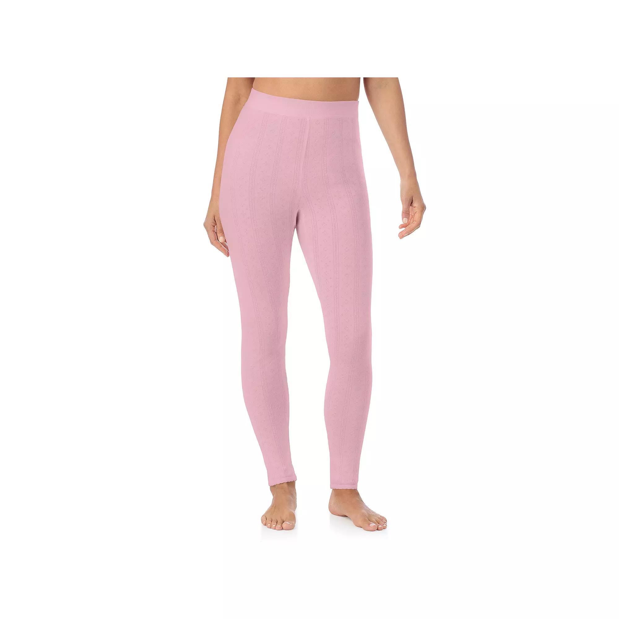 Women's Cuddl Duds® Cotton Pointelle Legging,  Product Image